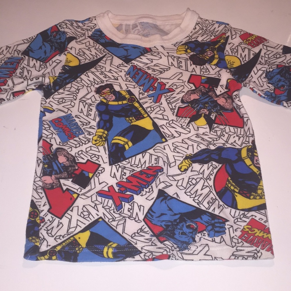 X-Men Marvel Comics PJMA Shirt Size Little Boys 6?